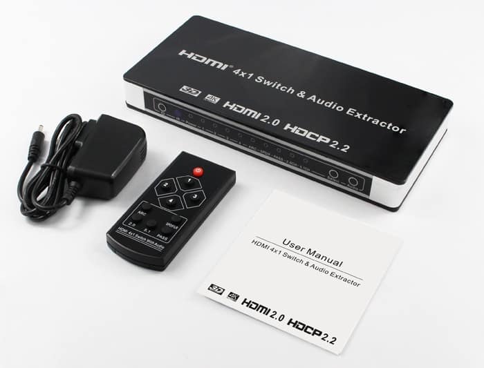 Switch With Audio Four In And One Out