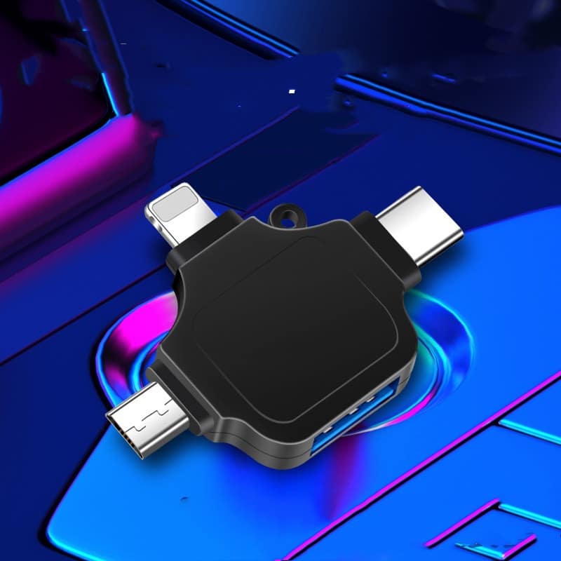Suitable for Apple type-c Android three-in-one otg adapter connector U disk USB converter wholesale - Image 3