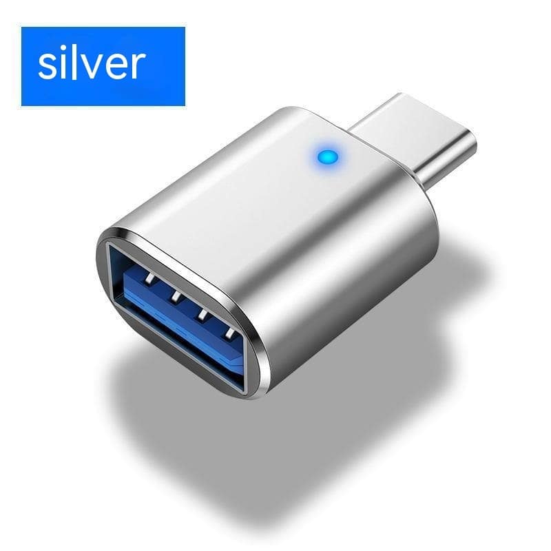 Type-c To Usb30 USB With Indicator Light Mobile Phone Mouse Keyboard Sound Card Car Charger OTG Adapter - Image 8