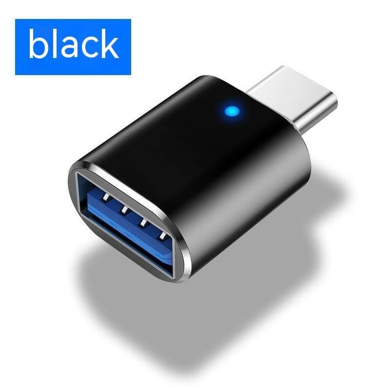 Type-c To Usb30 USB With Indicator Light Mobile Phone Mouse Keyboard Sound Card Car Charger OTG Adapter - Image 4