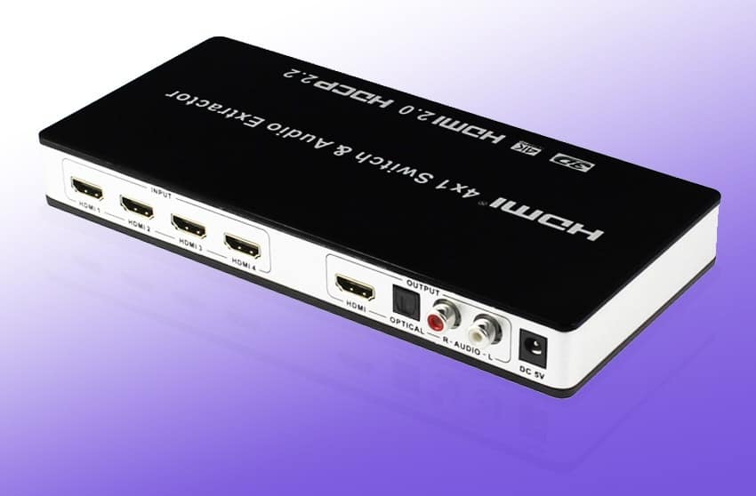 Switch With Audio Four In And One Out - Image 4