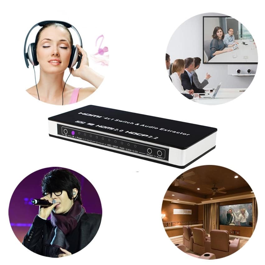 Switch With Audio Four In And One Out - Image 12